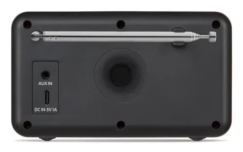 Medion, MEDION LIFE S66822 Tragbares DAB+ Radio schwarz, Farb-TFT Display 3,73 cm (1,47''), DAB+/UKW-Radio (je 40 Senderspeicher), Bluetooth® 5.3, integrierter Akku, extra kompakt, 2 W RMS