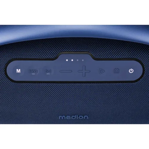 Medion, MEDION LIFE P61768 Tragbarer Bluetooth® Lautsprecher XL blau, Dual Illuminated & Lightstrip (RGB-Lichteffekte), Bluetooth® 5.3, integrierter Akku mit bis zu 30 Stunden Laufzeit, robustes & mobiles Design, 2 x 25 W + 50 W RMS