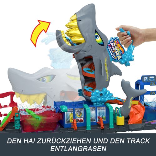 Mattel, Hot Wheels City Ultimative Hai Auto-Waschanlage