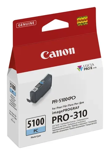 Canon, Canon C5100PC Druckerpatronen photo cyan - Canon PFI-5100PC für z.B. Canon imagePROGRAF PRO -310