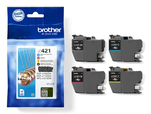 Brother, Brother - LC-421VAL Valuepack  CMYBK, Multipack, Tintenpatronen