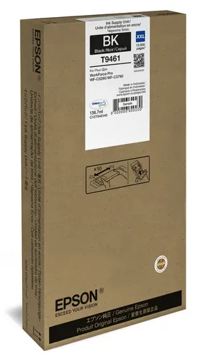 Epson, Epson E944/945/946 Druckerpatronen XL bk - Epson T7946, No. 946XXLBK, C13T946140 für z.B. Epson WorkForce Pro WFC 5710 DWF, Epson WorkForce WFC 5200