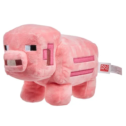 Mattel, MATTEL Minecraft: Schwein - Plüschfigur (Rosa)