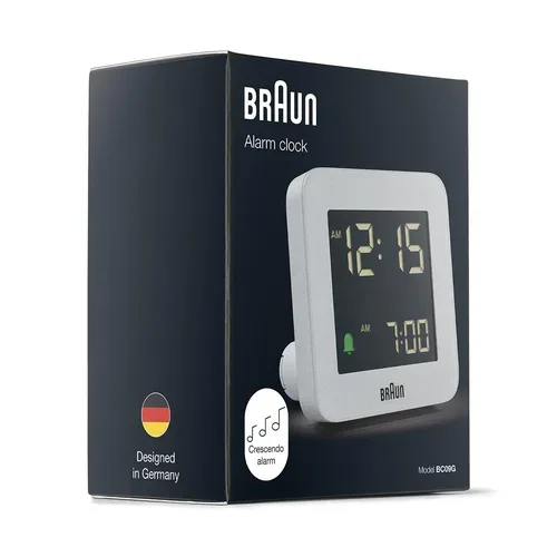 Braun, Braun - Digitalwecker, 75mm, Grau