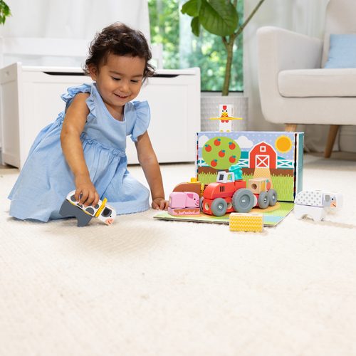 Spin Master, Spin Master Spielbausteine "Melissa & Doug Blockables Bauernhof"