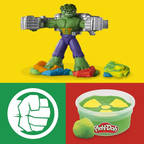 Hasbro, Play-Doh Marvel Hulk Quetsch- & Schmetterspaß, Kneten