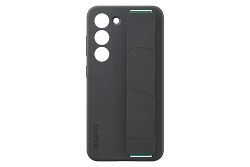 Samsung, Samsung - Silicone Cover mit Strap Galaxy S23, Schwarz