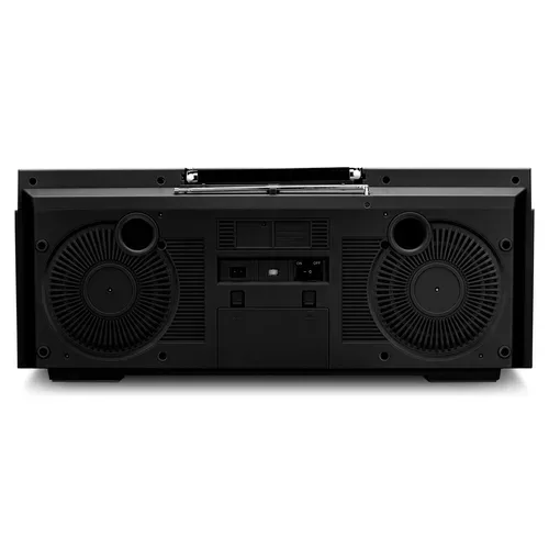 Medion, MEDION LIFE P66538 Retro-Boombox schwarz, DAB+/PLL-UKW Radio, Bluetooth® 5.3 für das Abspielen von Smartphone & Co, CD-Player, Kassettendeck, X-Bass Funktion, 2 x 10 W RMS