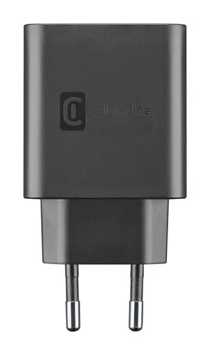 CELLULARLINE, Cellularline SuperFast Charger Sam 25W Dual Super Fast Charger – USB C Kabel/Adapter/Ladegerät