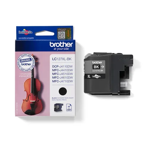 Brother, Brother B127XLBK Druckerpatronen XL bk - Brother LC-127XLBK für z.B. Brother MFCJ 4410 DW, Brother DCPJ 4110 DW, Brother DCPJ 4110 W