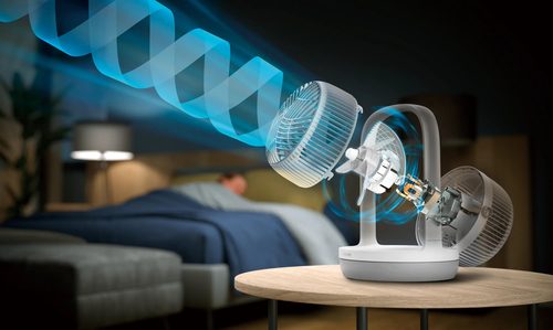 Philips, Philips Tischventilator 2000 3 Einstellungen Weiß/Grau Ventilatoren