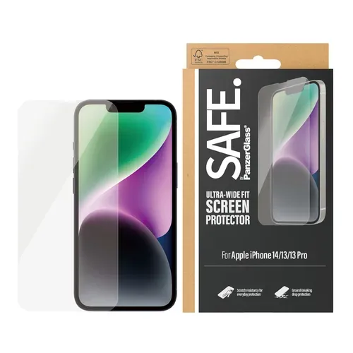 PanzerGlass, PanzerGlass - Folie iPhone 14/13 Pro/13 Case Friendly, Transparent, One Size