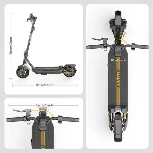 Navee, Navee GT3 Pro eScooter – E Scooter – grau