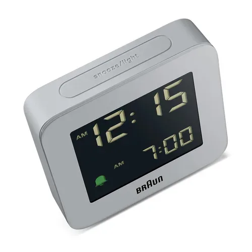 Braun, Braun - Digitalwecker, 75mm, Grau