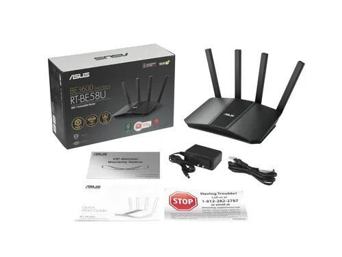ASUS, Asus RT-BE58U V2 BE3600 AiMesh WLAN Router 3600 MBit/s