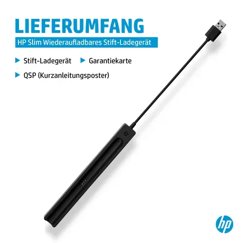 HP, HP Wiederaufladbarer Slim Pen Ladegerät