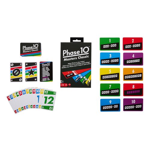 Mattel Games, Mattel games Spiel »Phase 10 Masters Classic«