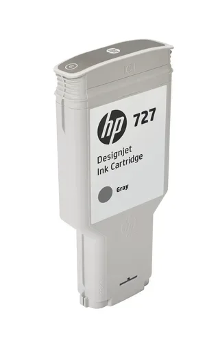 HP, HP Tintenpatrone 727 grey F9J80A DesignJet T930/T1500 300ml
