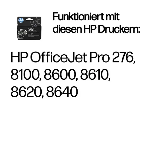 HEWLETT PACKARD, HEWLETT PACKARD - Tinte Nr. 950XL (CN045AE) Black, One Size