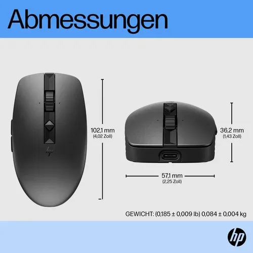 HP, HP 710 Wiederaufladbare geräuschlose Maus