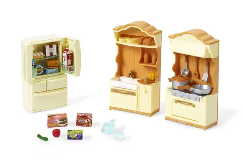 Sylvanian Families, Sylvanian Families - Landhaus Küche mit Kühlschrank, Multicolor