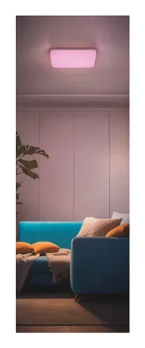 Hama, Smarte LED-Deckenleuchte, WLAN, Matter, RGBW, Sprach-/Appsteuerung, dimmbar