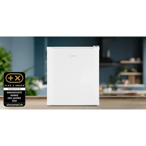 Medion, MEDION LIFE Mini-Kühlschrank MD 37724 Weiss, 41 L Nutzinhalt, manuelle Temperatureinstellung, Geräuschpegel ca. 39 dB, eingelassener Türgriff