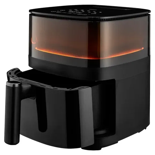 Medion, MEDION LIFE X10 XL Heißluftfritteuse MD 11780, 100 Rezepte in der Life+ App, innovative Wassersprayfunktion, 10 Automatikprogramme, ca. 5 L Korbvolumen, Temperatur einstellbar bis 230 °C