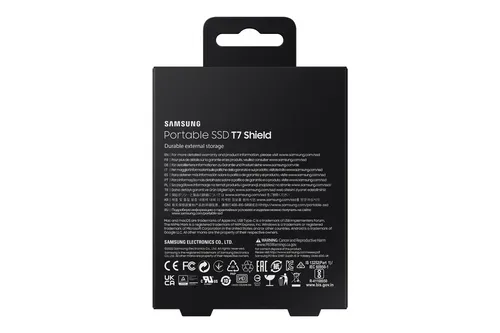 Samsung, Samsung - Externe SSD T7 Shield, Schwarz, 4 TB