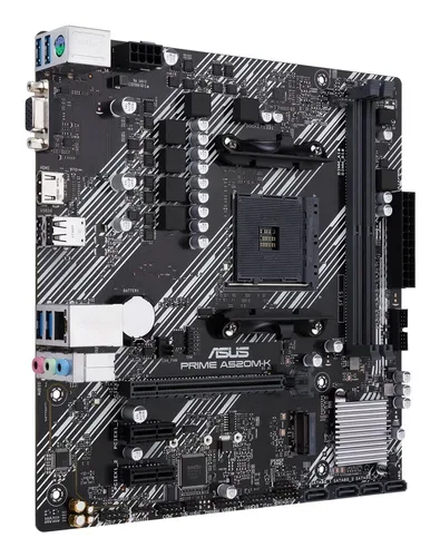 ASUS, Asus PRIME A520M-K Mainboard Sockel (PC) AMD® AM4 Formfaktor (Details) Micro-ATX Mainboard-Chipsatz AMD® A520