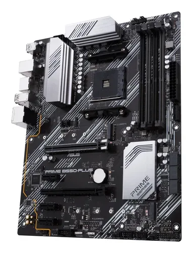 ASUS, ASUS - Prime B550-plus (am4, Amd B550, Atx), Schwarz