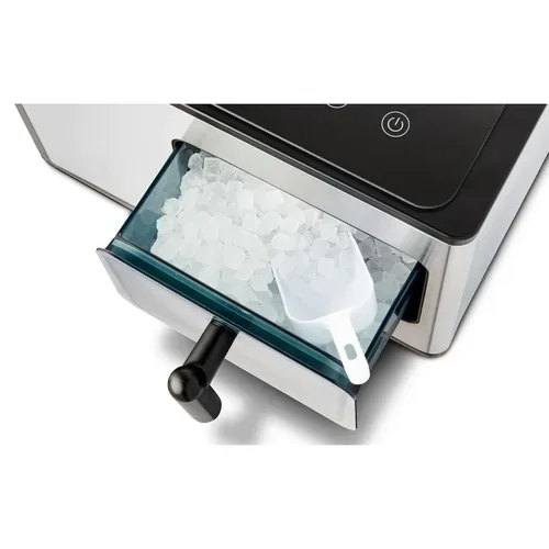 Medion, MEDION LIFE Nugget Eiswürfelbereiter MD 11960, 2 L Wassertank, schnelle Zubereitungszeit, Elektronisches Bedienfeld und LED Display, Herausnehmbarer Eiswürfelkorb, Selbstreinigung