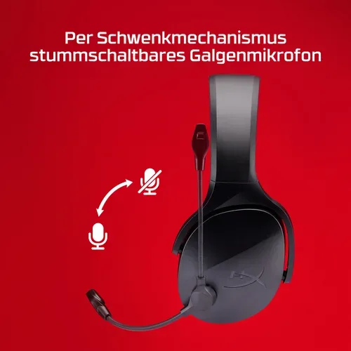 HyperX, HyperX Cloud Jet Dual Wireless Black Headset – Gaming Headset/Gaming Kopfhörer – schwarz