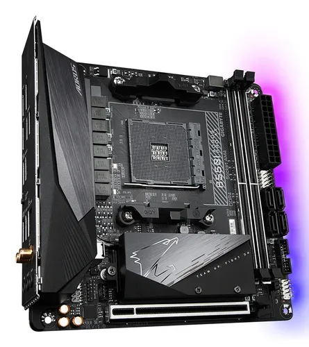 Gigabyte, Gigabyte - B550I Aorus Pro AX (AM4, AMD B550, Mini ITX), Schwarz