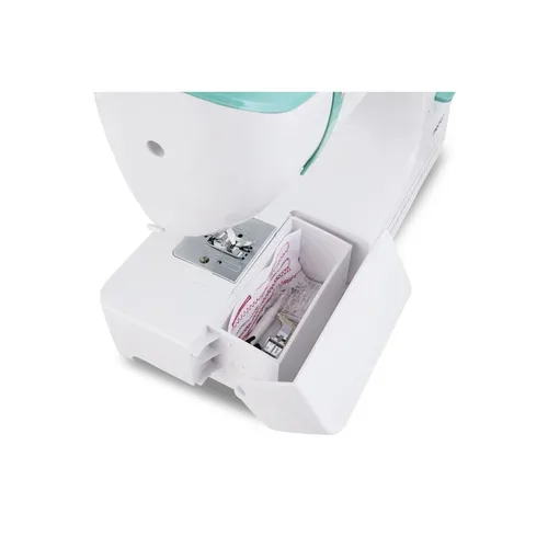 Medion, MEDION LIFE Freiarm-Nähmaschine SM60 (MD10689) türkis, einstellbare Stichlänge und Stichbreite, automatischer Einfädler, 60 verschiedene Stichmuster, integriertes Zubehörfach, 60 Watt Motorleistung