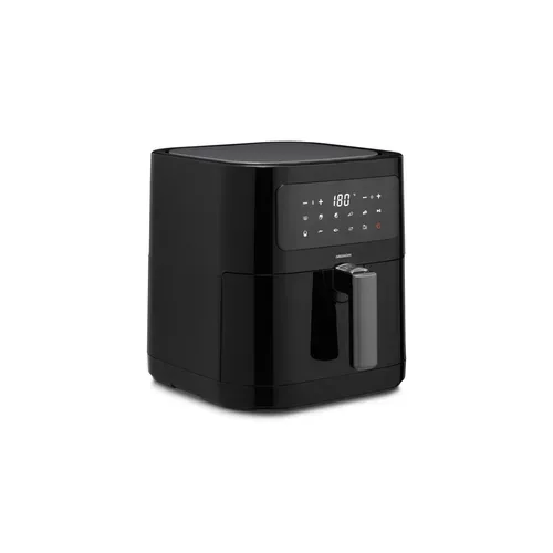 Medion, MEDION LIFE E40 XL Heißluftfritteuse MD 11740 schwarz, 100 Rezepte in der Life+ App, ölfreies Frittieren, 9 Automatikprogramme, 5,2 L Korbvolumen