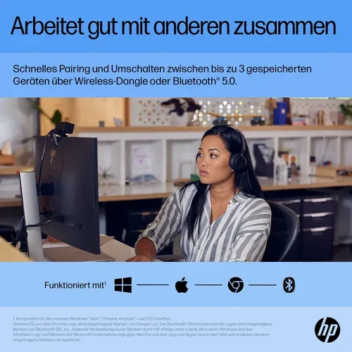 HP, HP 710 Wiederaufladbare geräuschlose Maus