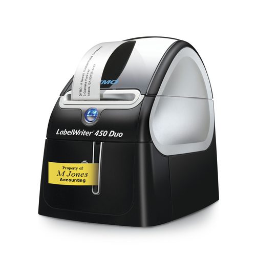 Dymo, DYMO LabelWriter 450 Duo Etiketten-Drucker Thermodirekt 300 x 600 dpi Etikettenbreite (max.): 56 mm USB