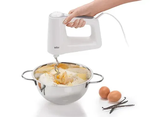 Braun, Braun - Handmixer MultiMix 3 HM3100WH Weiss, One Size