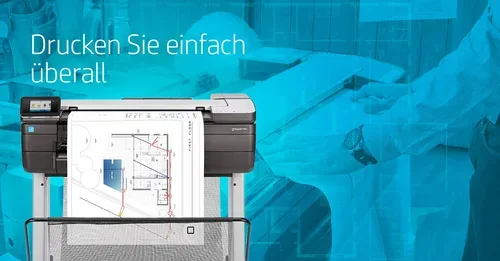 HEWLETT PACKARD, HEWLETT PACKARD - DesignJet T830 (Tintenpatrone, Farbe), Schwarz