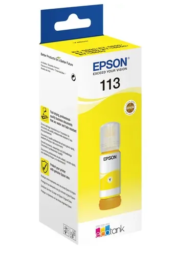 Epson, Epson E113Y Druckerpatronen y - Epson No. 113Y, T06B440 für z.B. Epson EcoTank ET -16150, Epson EcoTank ET -16600, Epson EcoTank ET -16650