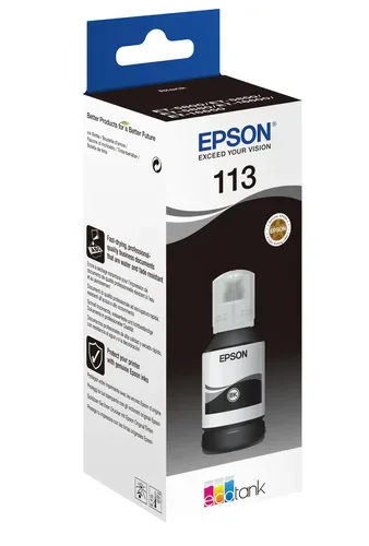 Epson, Epson E113BK Druckerpatronen bk - Epson No. 113BK, T06B140 für z.B. Epson EcoTank ET -16150, Epson EcoTank ET -16600, Epson EcoTank ET -16650