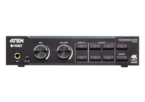 ATEN, ATEN - VP1421 4 x 2 True 4K Switch Präsentation Matrix Switch