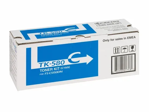 Kyocera, Kyocera K580C Toner cy - Kyocera TK-580C für z.B. Kyocera ECOSYS P 6021 cdn, Kyocera FSC 5150 DN