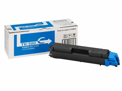 Kyocera, Kyocera K580C Toner cy - Kyocera TK-580C für z.B. Kyocera ECOSYS P 6021 cdn, Kyocera FSC 5150 DN