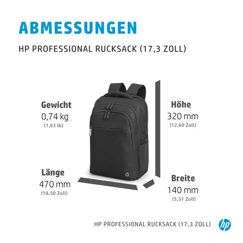 HP, HP Professional 17,3" Rucksack