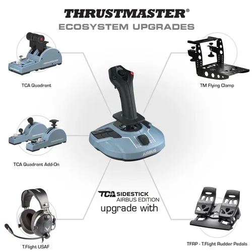 THRUSTMASTER, Thrustmaster - TCA Quadrant Dual Throttle Airbus Edition [PC]