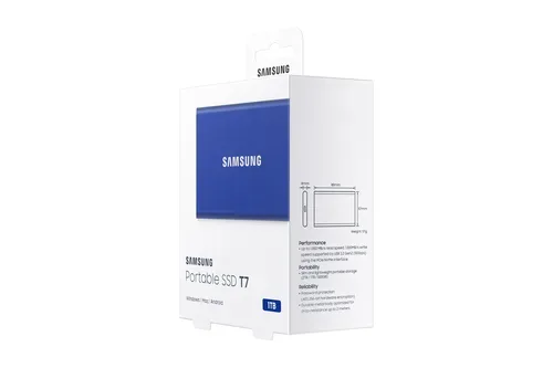 Samsung, Samsung 1 TB Externe Fesplatte SSD USB-C 3.2 Gen 2 Blau