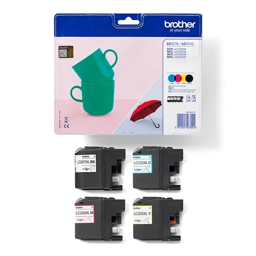 Brother, BROTHER Valuepack Tinte CMYBK LC-227XLVALB MFC-J4620DW 1200 Seiten