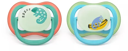 PHILIPS AVENT, 2er-Pack Schnuller ultra air Nighttime, 6-18M